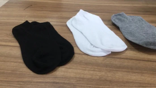 Men& Women Socks Breathable Sports Socks Solid Color Boat Socks Comfortable Cotton Ankle
