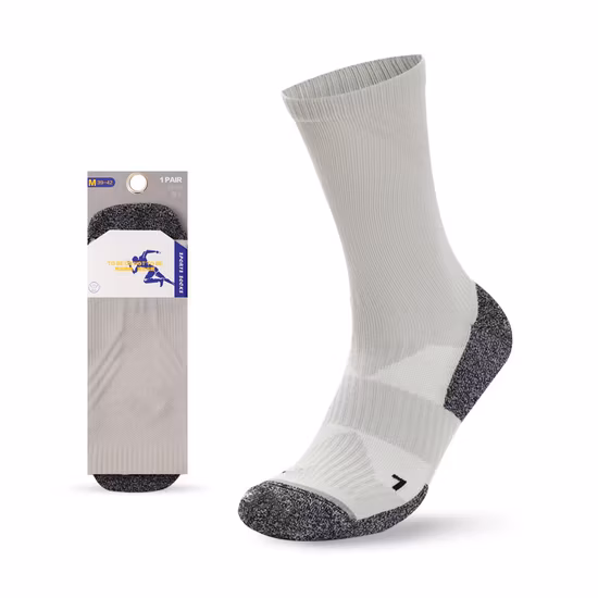 164003sk-Stripe Crew Merino Wool Sport Men′s Socks